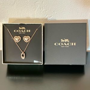 Coach, Earrings/Necklace set